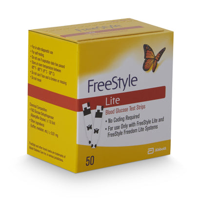 FreeStyle Lite® Blood Glucose Test Strips, 50 ct