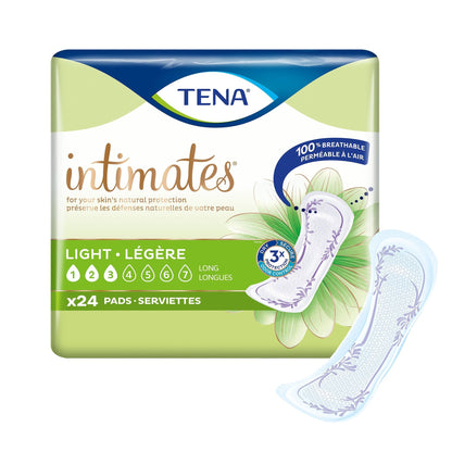 Tena® Intimates™ Ultra Thin Light Long Bladder Control Pad, 10" Length, 24 ct