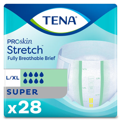 Tena® Stretch™ Super Incontinence Brief, Large / Extra Large, 28 ct