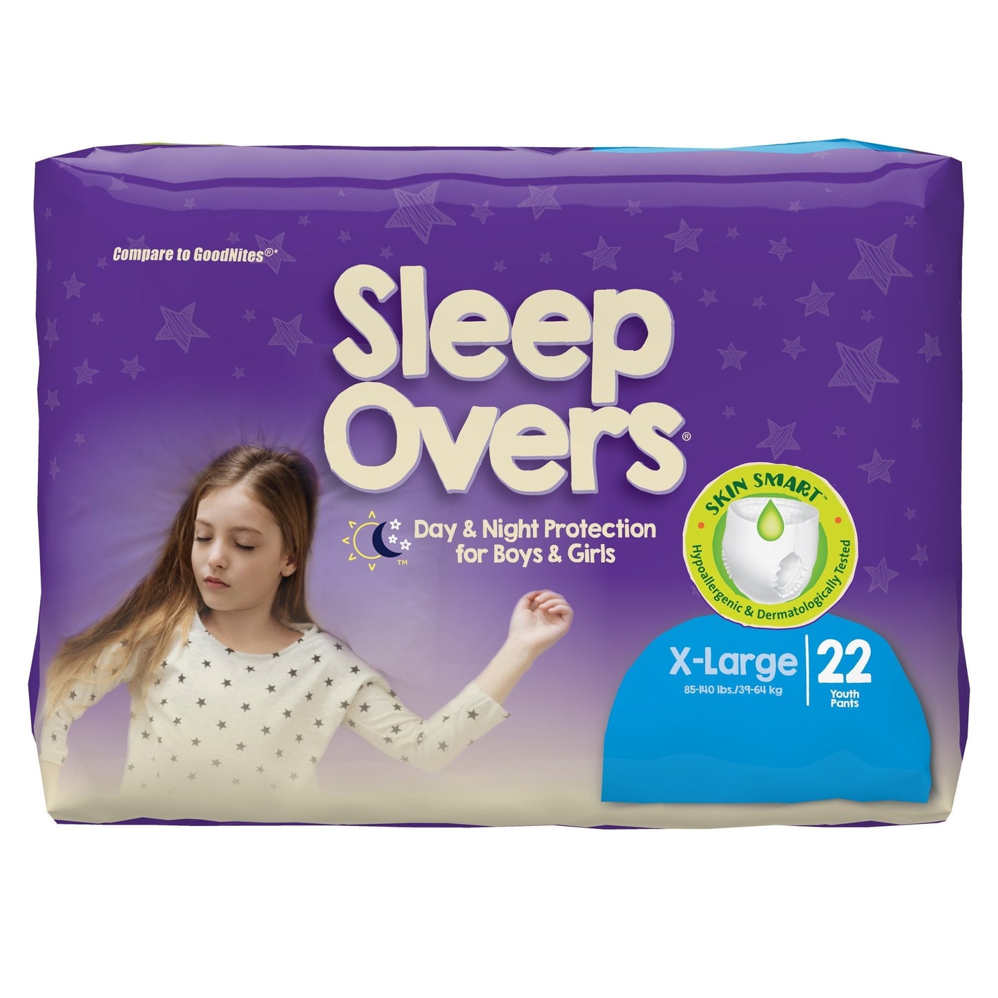 Cuties® Sleep Overs® Absorbent Underwear, Extra Large, 22 ct