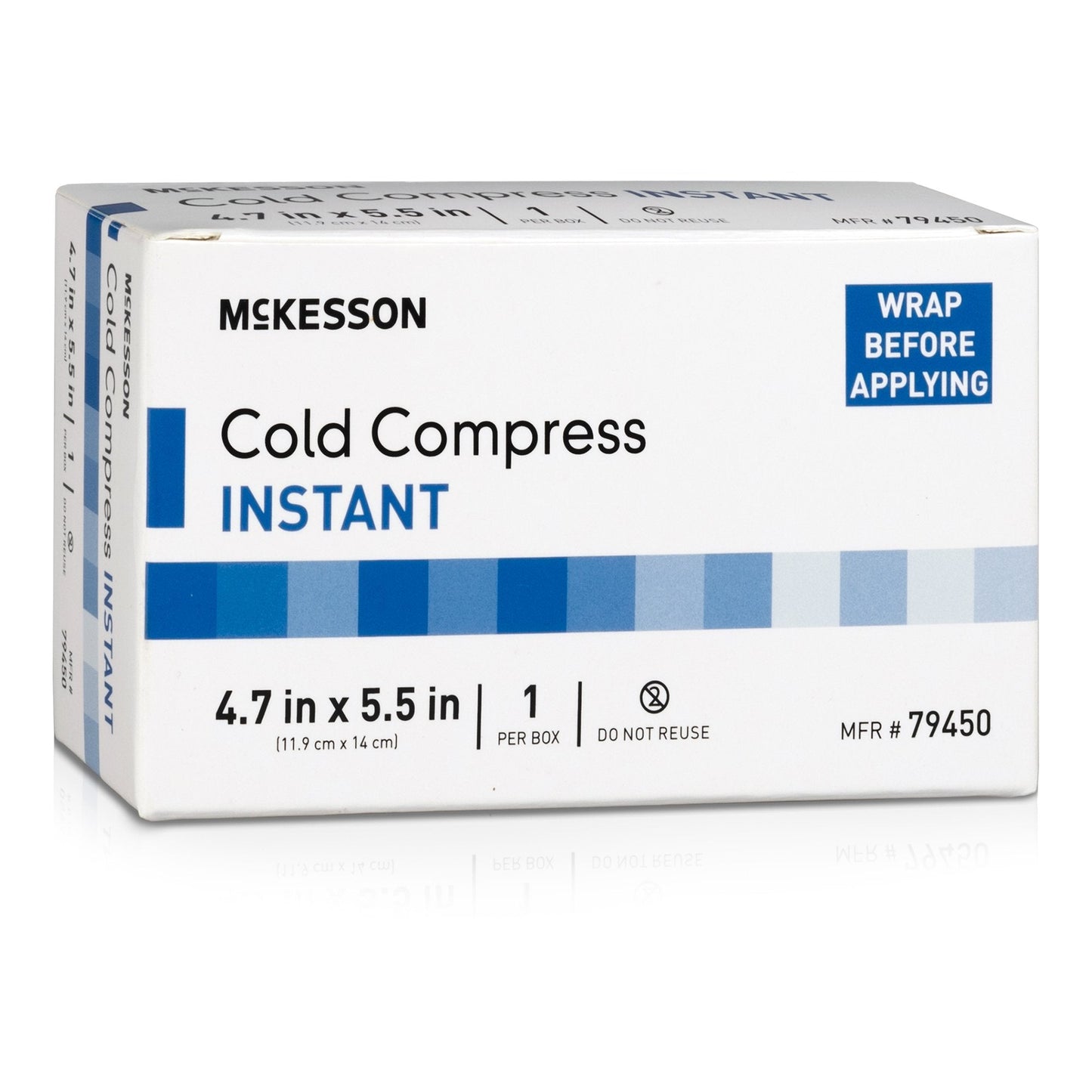 McKesson Instant Cold Pack, 4-7/10 x 5-1/2 Inch, 10 ct