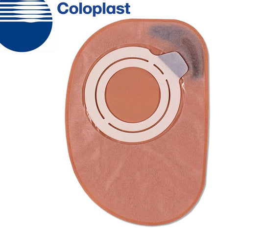 Assura® Two-Piece Closed End Opaque Colostomy Pouch, 8.5 Inch Length, Maxi, 1.75 Inch Flange, 30 ct