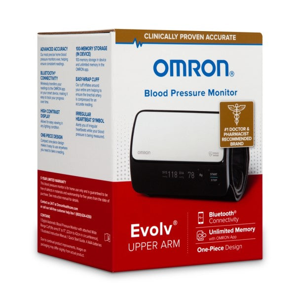 Omron Evolv Wireless Upper Arm Blood Pressure Monitor