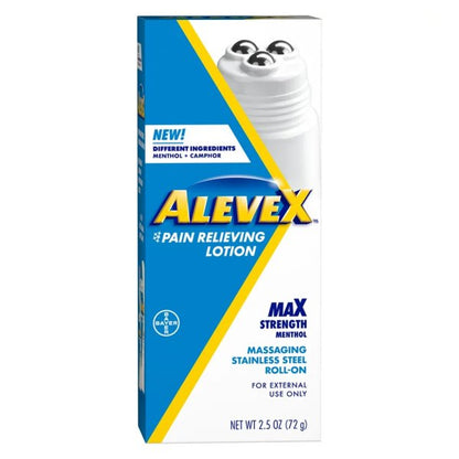 Aleve X Pain Relieving Lotion Max Strength Menthol, 2.5 fl. oz.