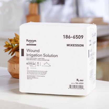 McKesson Puracyn® Plus Professional Wound Irrigation Solution, 6 ct