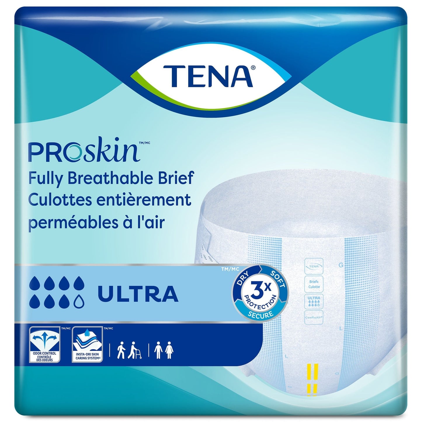 Tena® Ultra Incontinence Brief, Regular, 40 ct