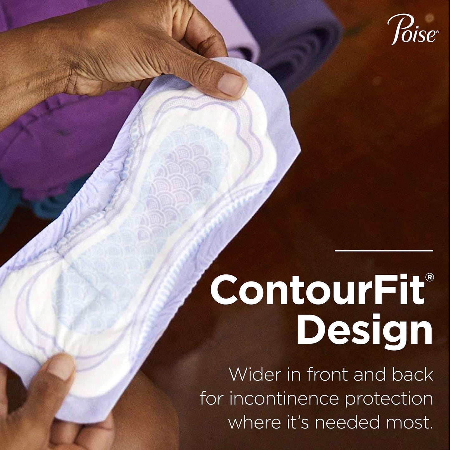 Poise Bladder Control Pads, Adult Women, Moderate Absorbency, Disposable, 12.20" Length, 108 ct