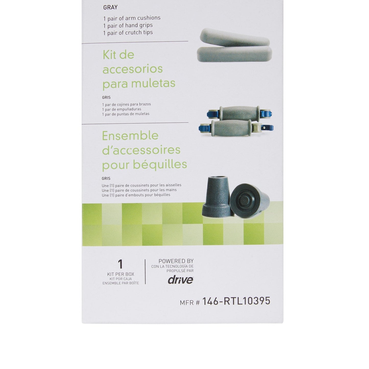 McKesson Crutch Accessory Kit