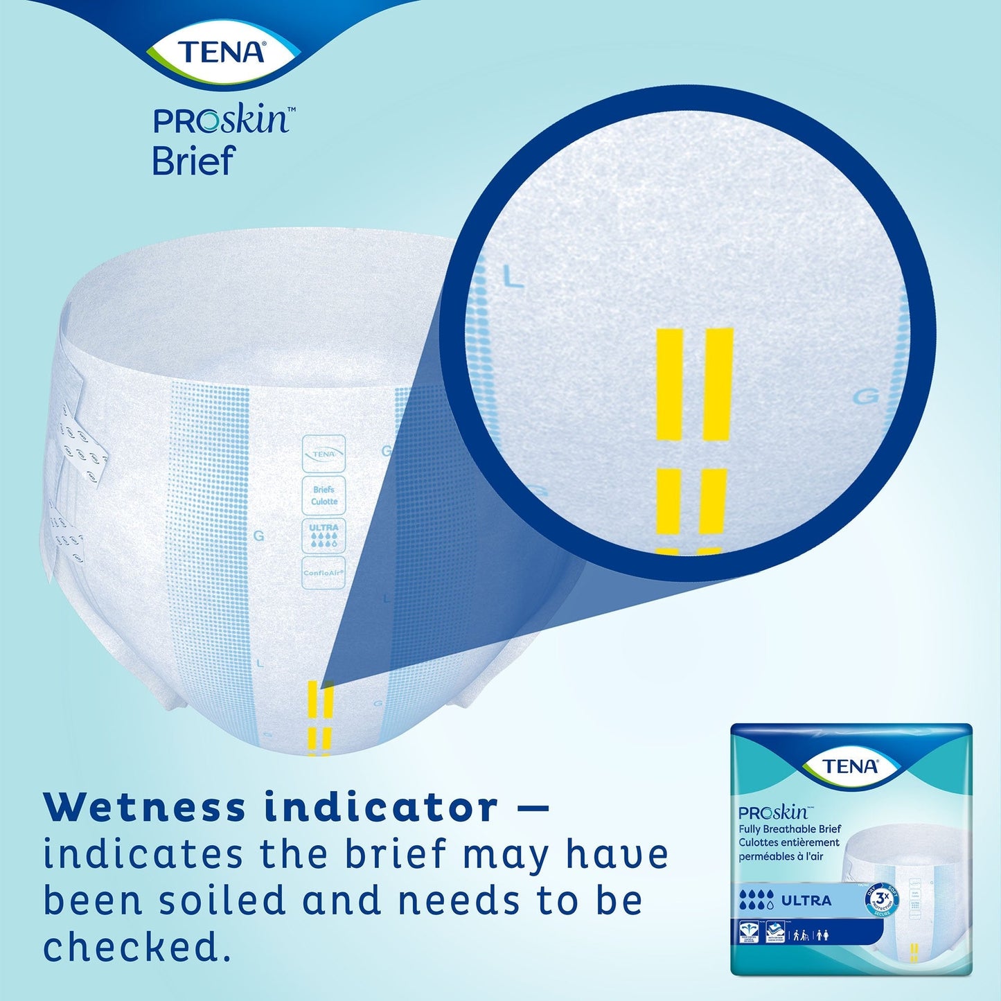 Tena® Ultra Incontinence Brief, Medium, 40 ct