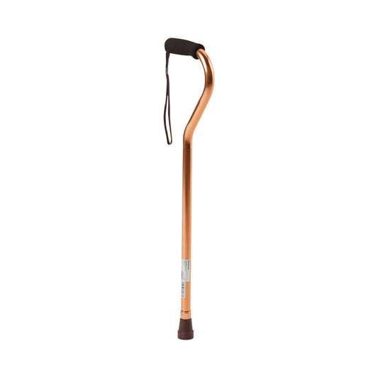 McKesson Offset Cane Aluminum Bronze 30 - 39 Inch Height