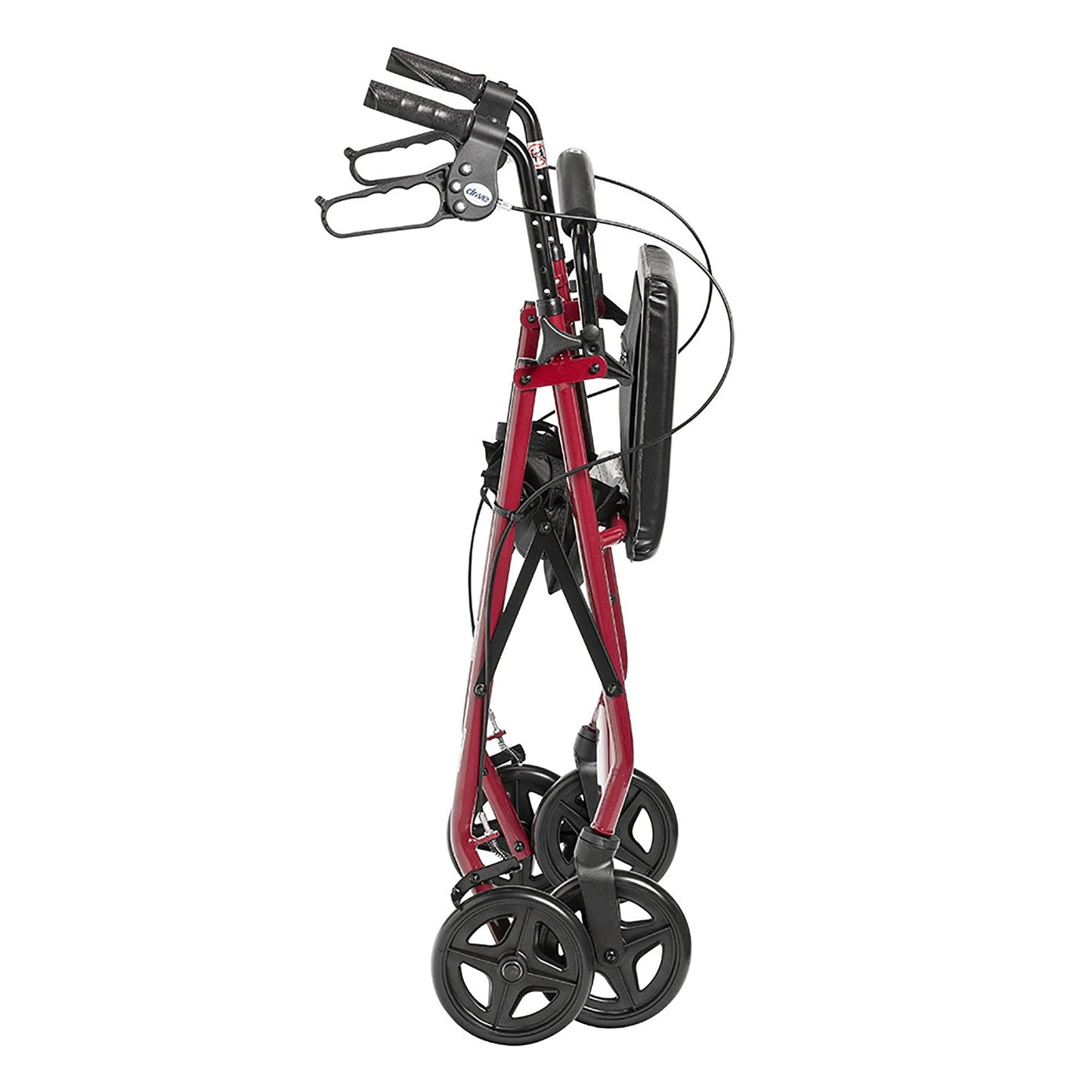 Drive™ 4 Wheel Rollator, Red