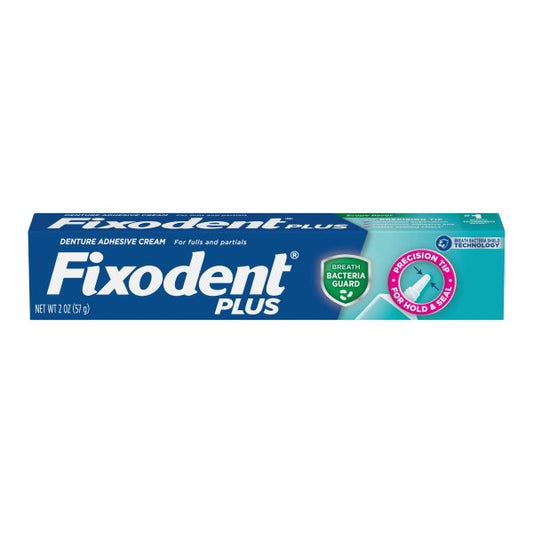 Fixodent Plus Breath Bacteria Guard Cream, 2 oz.