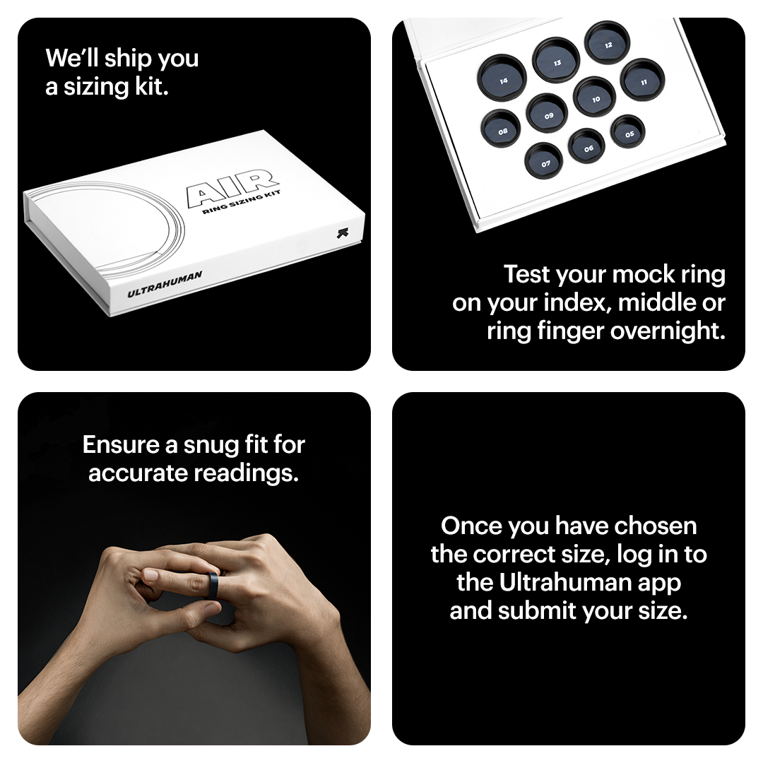 Anello Ultrahuman Ring Air Smart Misura 12 22,30 mm 24 mAh Argento Anello Ultrahuman Ring Air Smart Misura 12 22,30 mm 24 mAh Argento