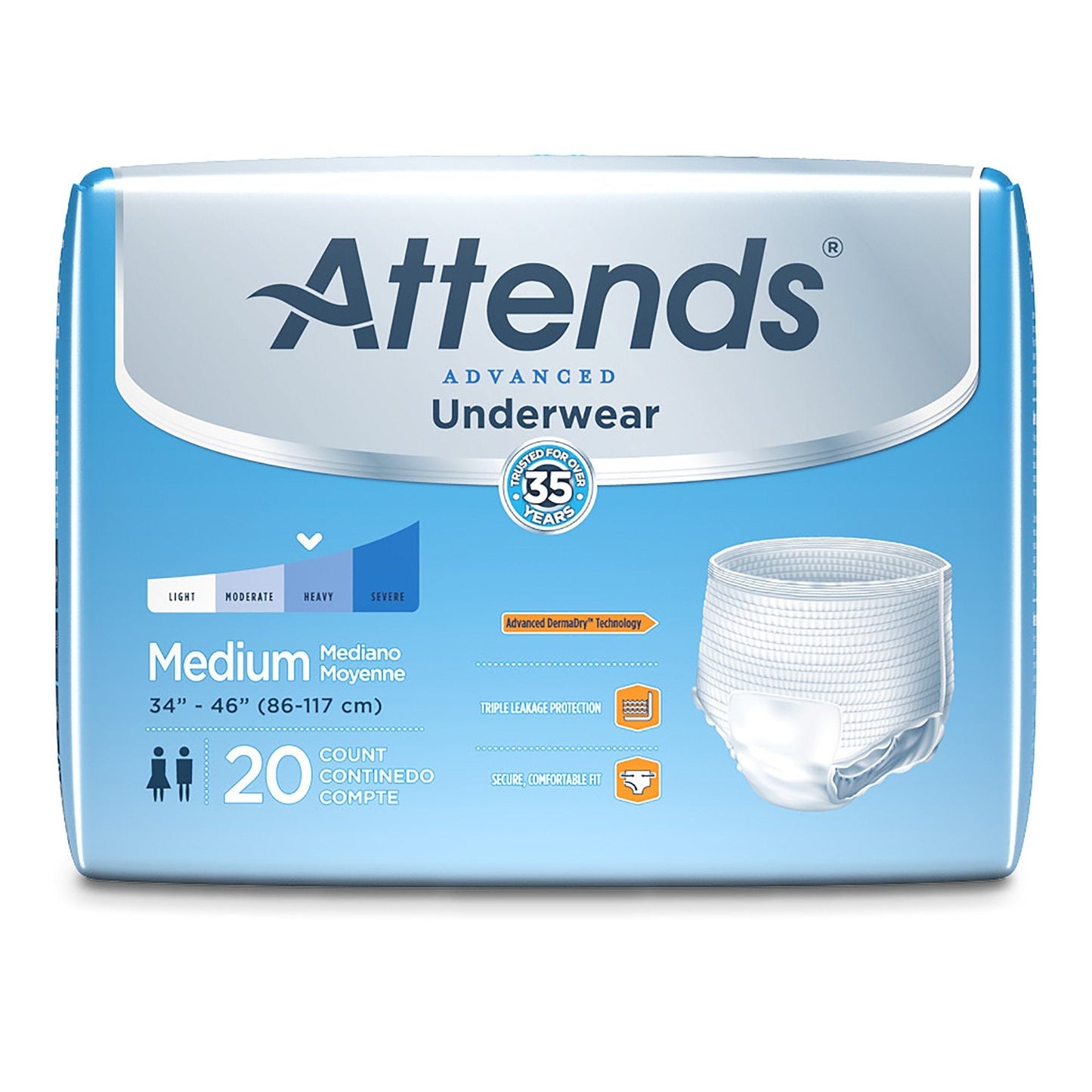 Attends® Advanced Underwear, Medium, 20 ct.