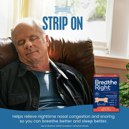 Breathe Right Nasal Strips, Extra Strength, 26 ct.