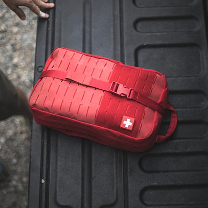 My Medic MyFAK First Aid Kit, Large Trauma Kit with Medical Supplies, Red
