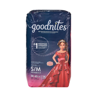 GoodNites® Absorbent Underwear, Small / Medium, Girl, 14 ct