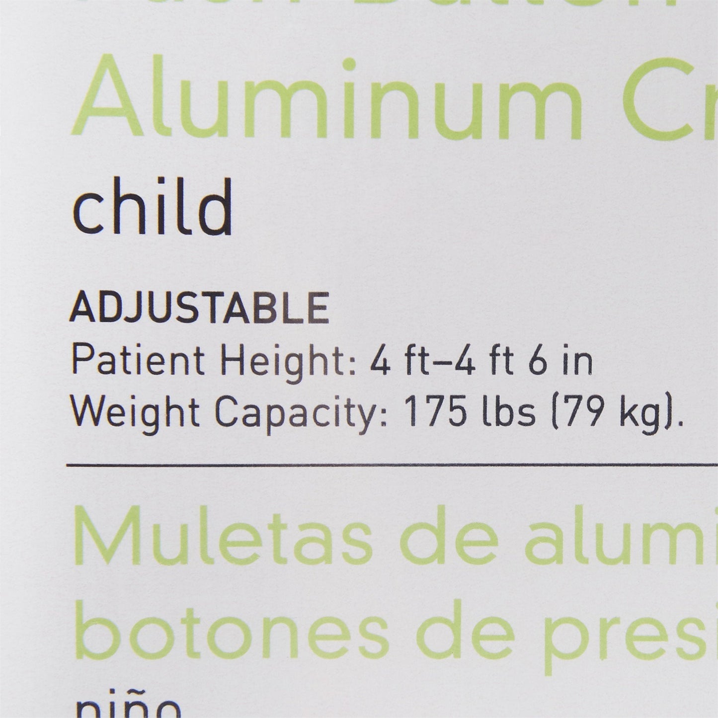 McKesson Child Underarm Crutches, 4 ft. - 4 ft. 6 in.