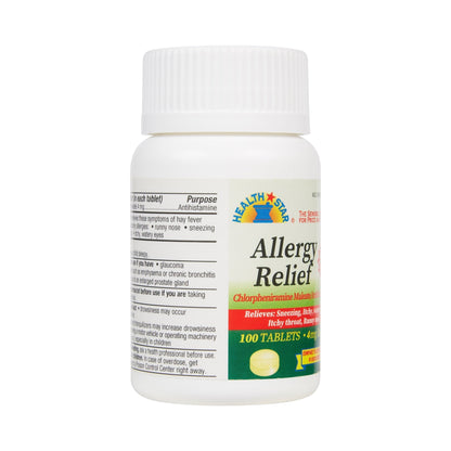 Health*Star® Chlorpheniramine Maleate Allergy Relief, 100 ct