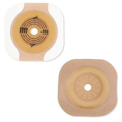 New Image Flat CeraPlus Skin Barrier, Extended Wear, Beige, 2.25" Flange, 1.75" Opening, 5 ct