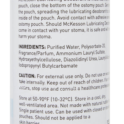 McKesson Lubricating Ostomy Appliance Deodorant Bottle