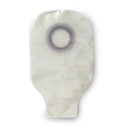 Karaya 5 One-Piece Drainable Transparent Colostomy Pouch, 9 Inch Length, 7/8 Inch Stoma, 30 ct