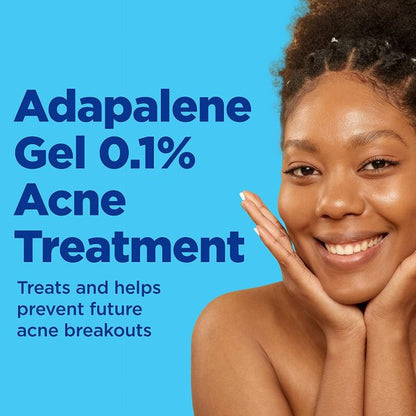 Differin Gel Adapalene 0.1% Acne Treatment, 0.5 oz