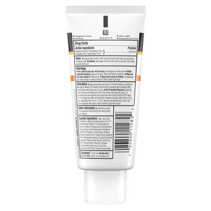 Neutrogena Clear Face Oil Free SPF 50 Sunscreen, 3 oz.