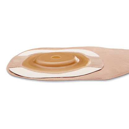 Premier™ One-Piece Drainable Beige Colostomy Pouch, 12 Inch Length, Up to 1.5 Inch Flange, 5 ct