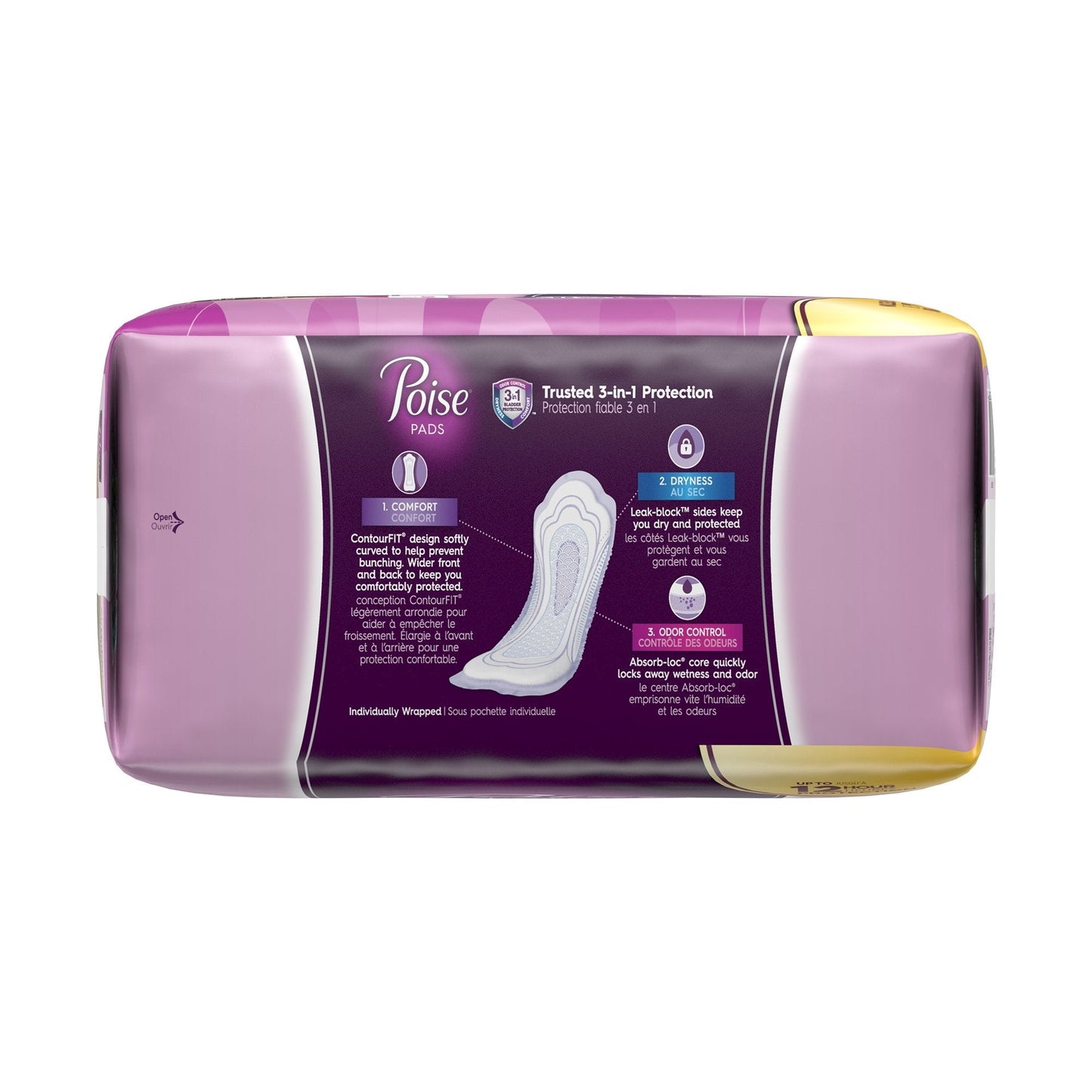 Poise® Maximum Bladder Control Pad, 14.6 Inch Length