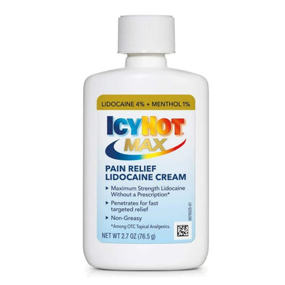 Icy Hot Max Lidocaine Pain Relief Cream, 2.7 fl. oz.