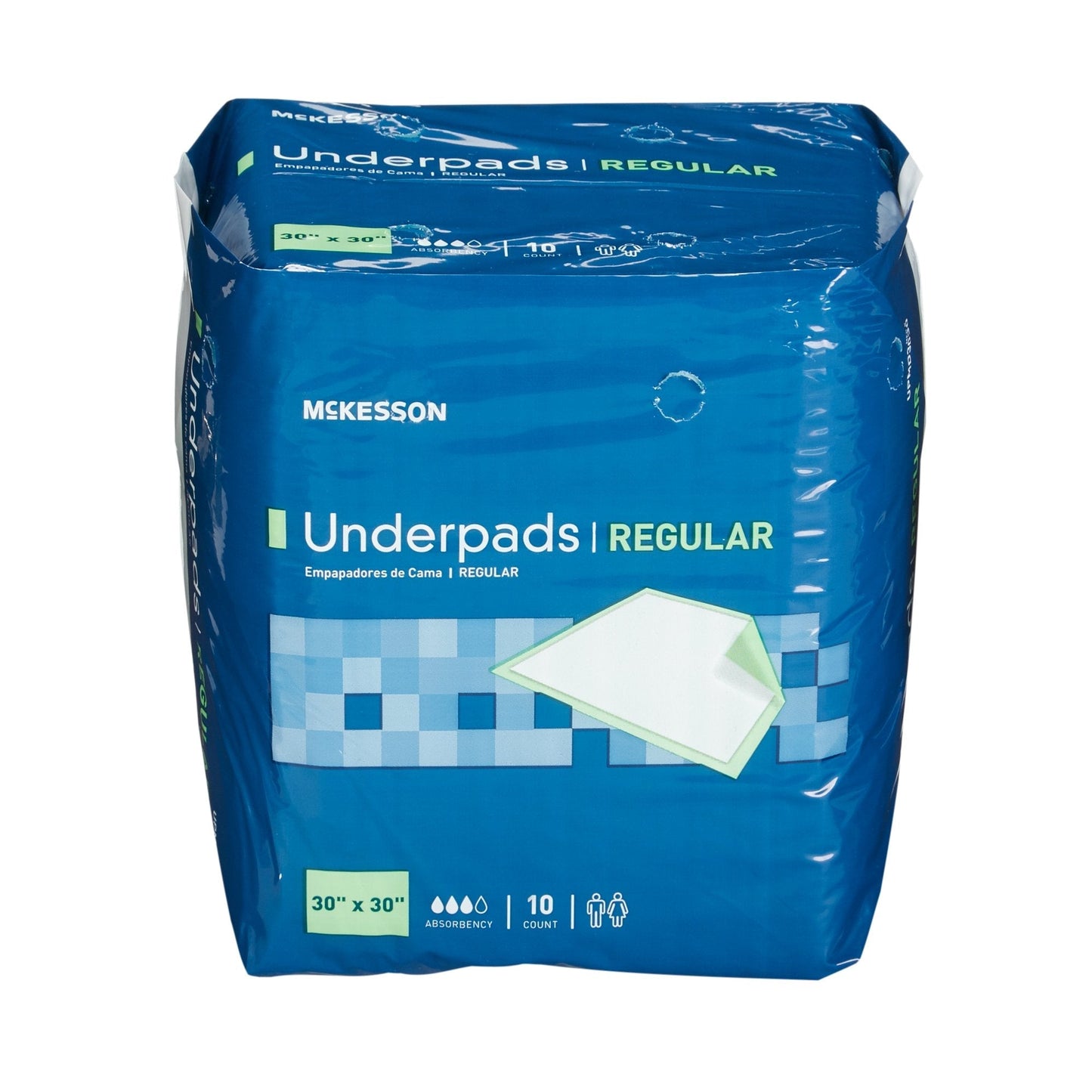 McKesson Super Moderate Absorbency Underpad, 30 x 30 ", 150 ct