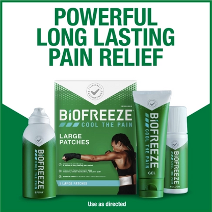 Biofreeze Overnight Pain Relief Menthol Gel, Lavender, 3 oz.