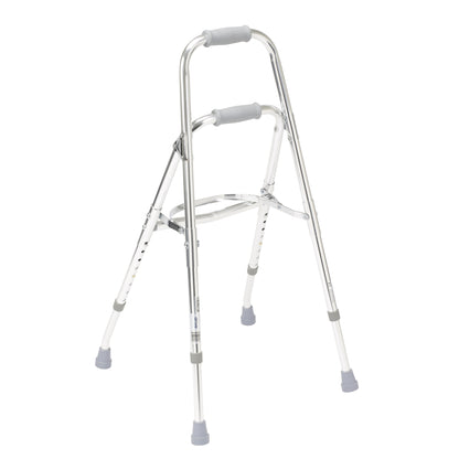 Drive™ Hemi Aluminum Side Step Folding Walker, 29.5 - 37 Inch Height