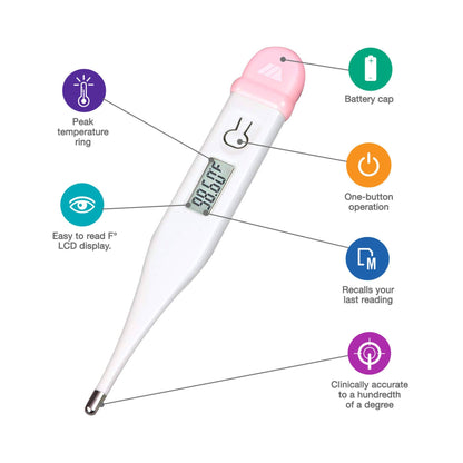 Mabis® Basal Digital Thermometer