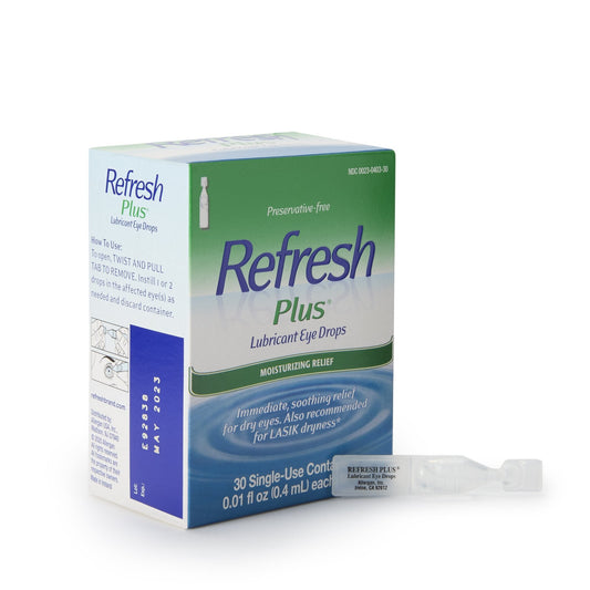 Refresh Plus Eye Lubricant Single-Use Containers, 30 ct.