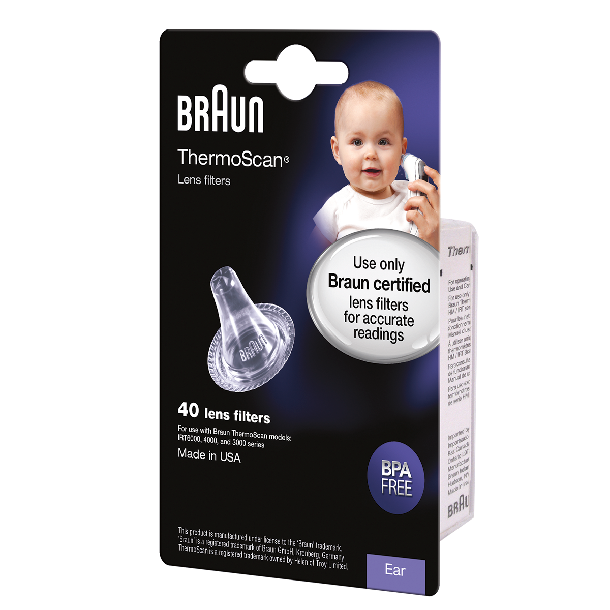 Braun ThermoScan Lens Filters, 40ct