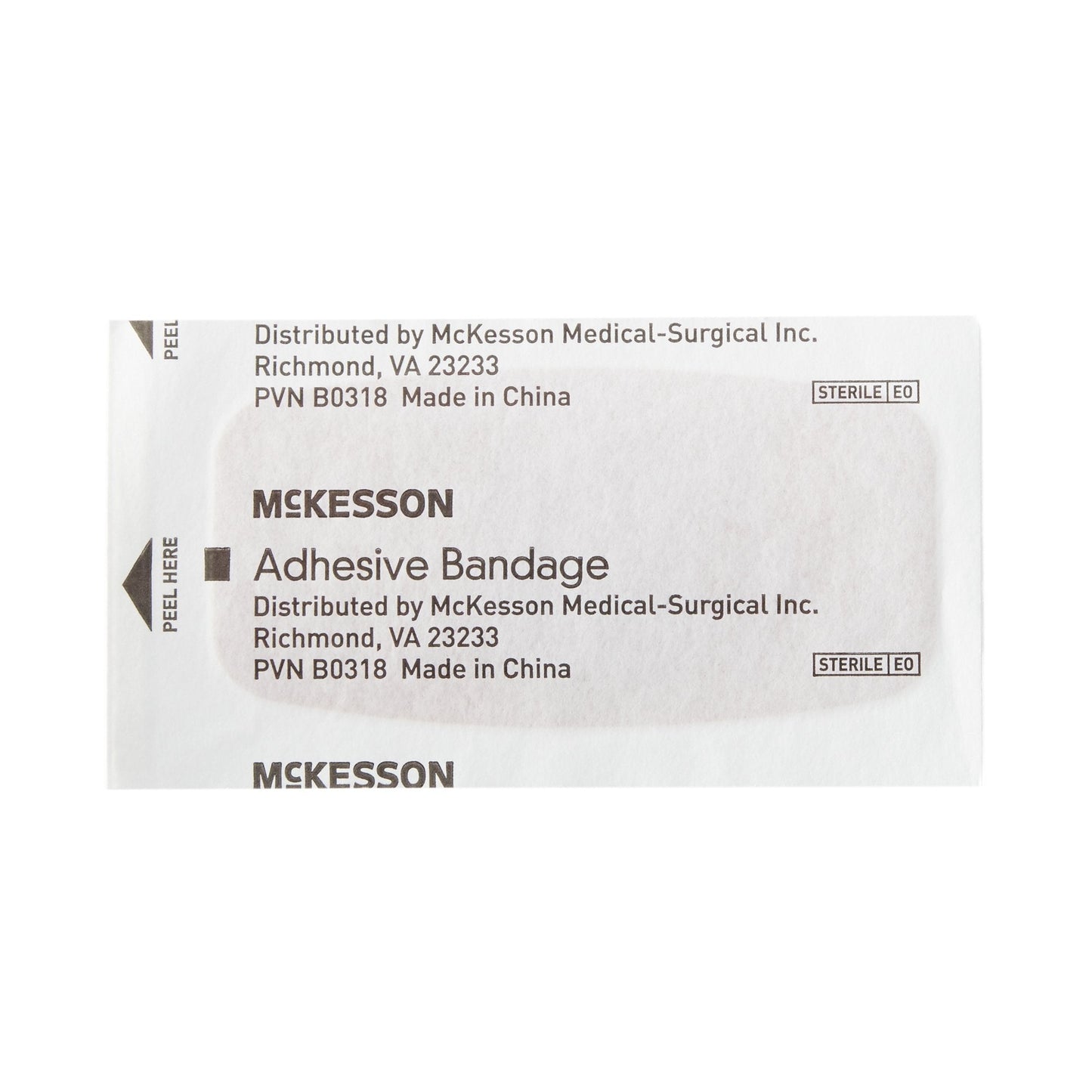 McKesson Tan Adhesive Strip, 2 x 4 Inch, 1200 ct