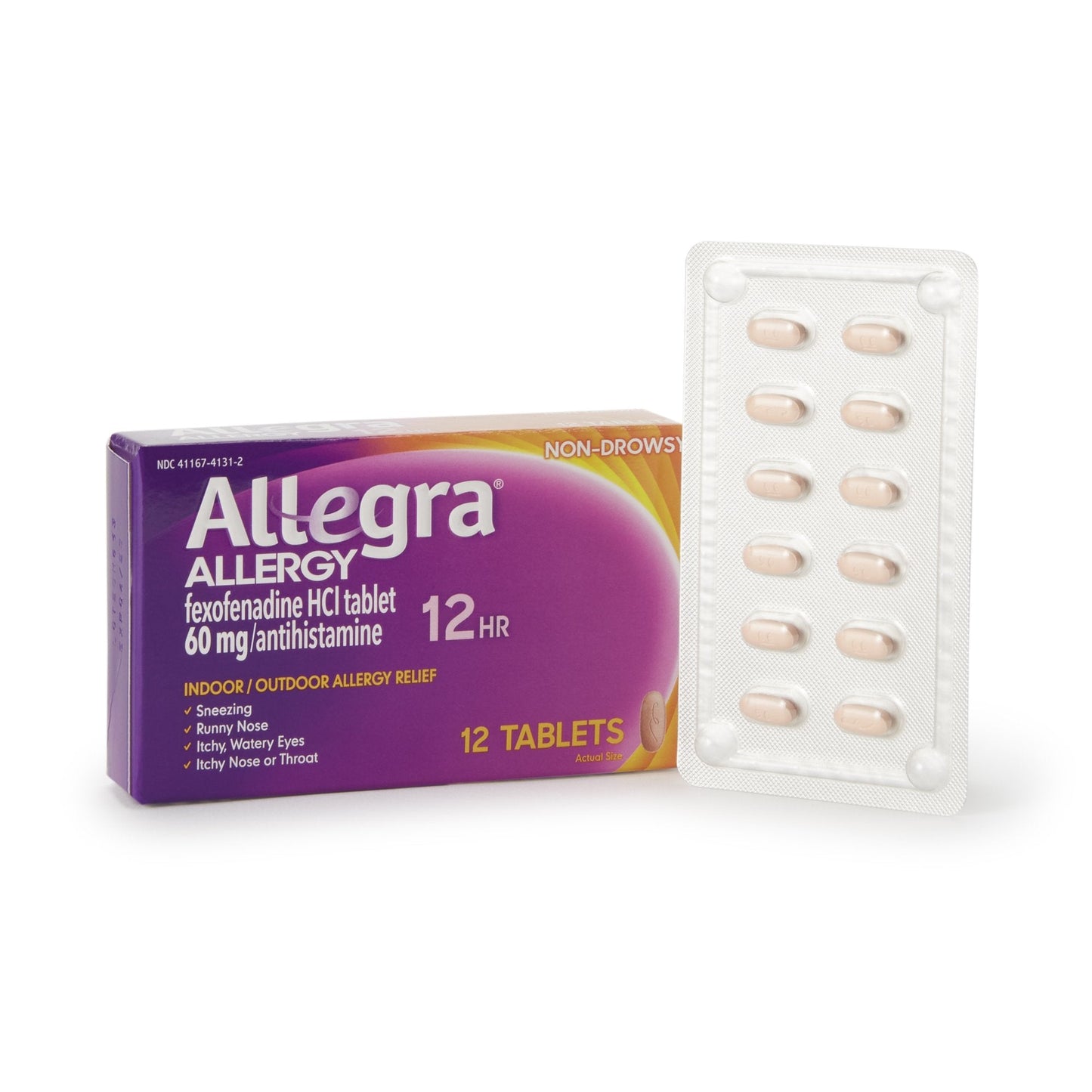 Allegra 24 Hour Allergy Relief Tablets, Non-Drowsy