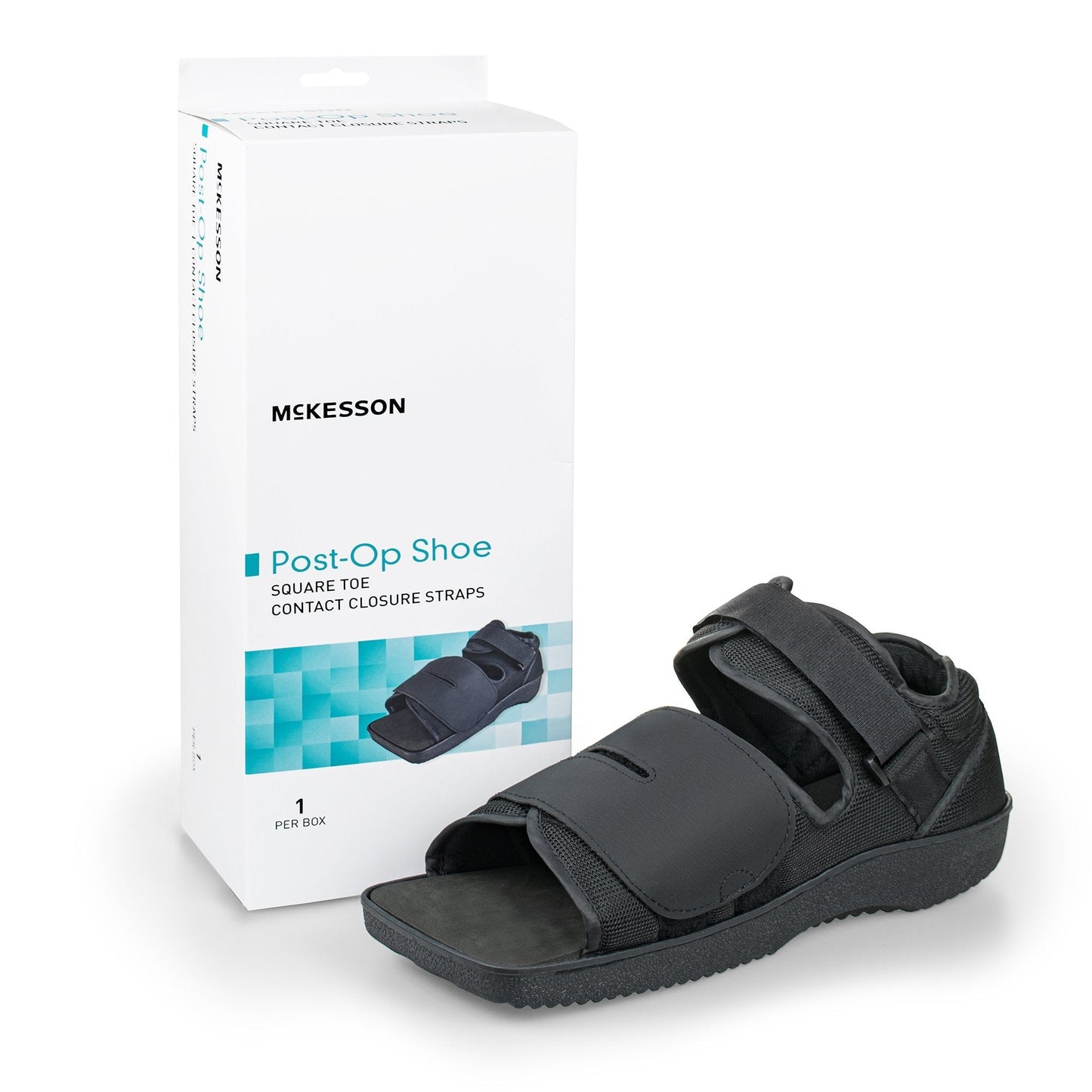 McKesson Square Toe Post-Op Shoe, Male 8.5-9.5 / Female 9.5-10.5