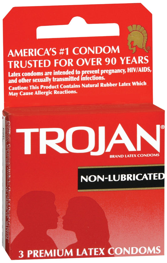 Trojan® Nonlubricated Condom, 3 ct