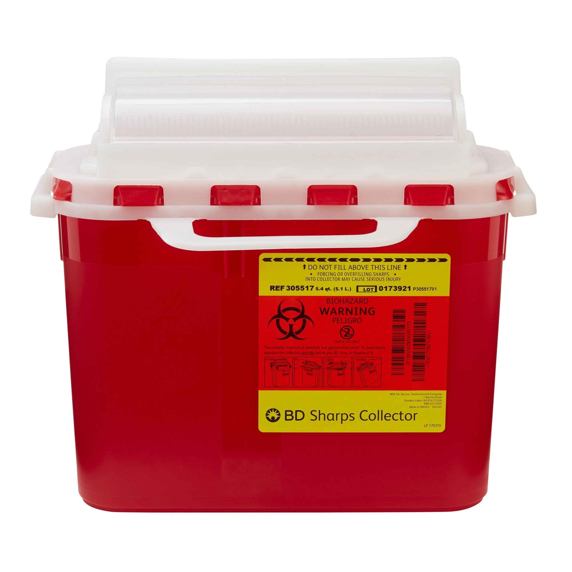 Container Fsa FSA-approved BD Sharps Container, 5.4 Quart, 12 x 12 x 4-4/5 Inch – BuyFSA