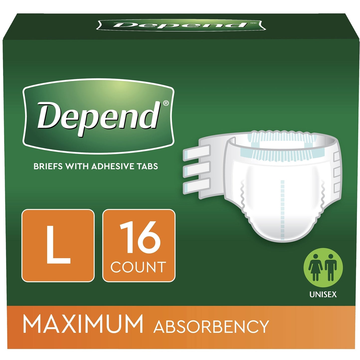 Depend® Fresh Protection™ Maximum Absorbency Briefs with Tabs