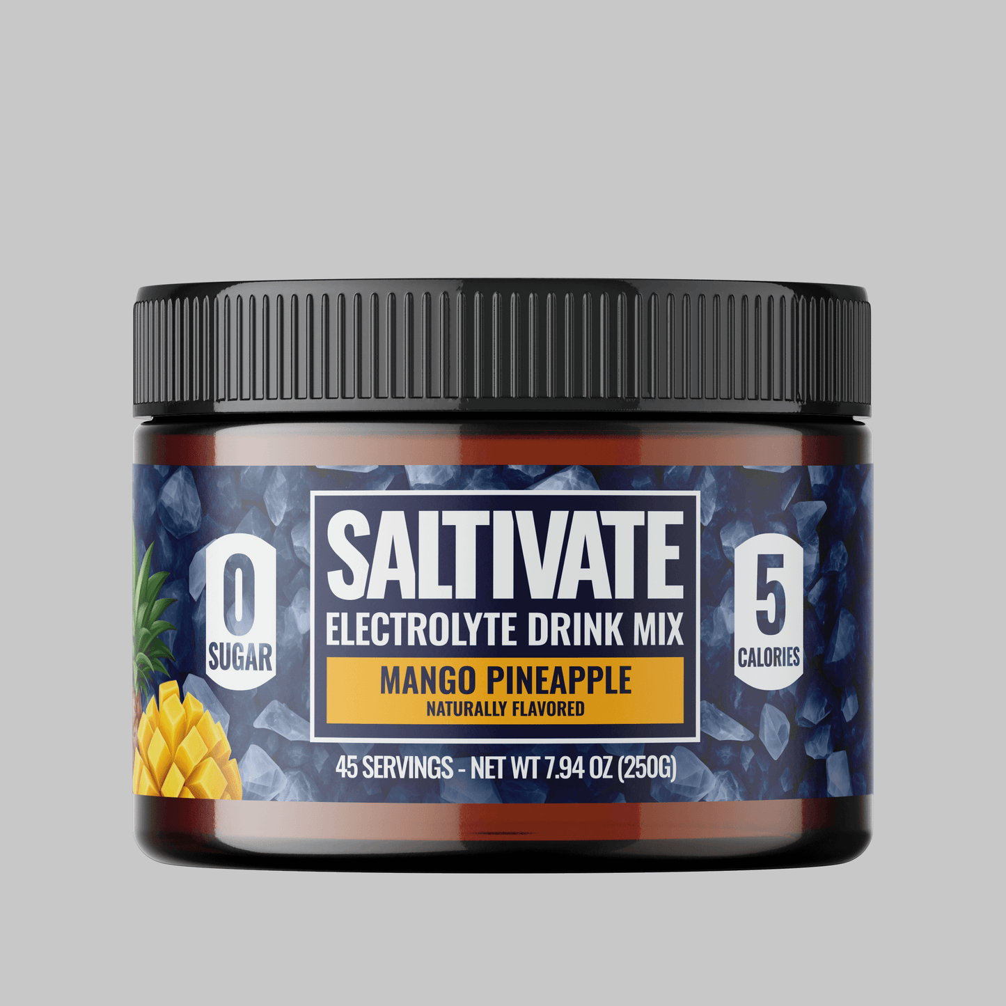 Saltivate Zero Sugar Hydration Mix Jar, 45 Servings, Multiple Flavors