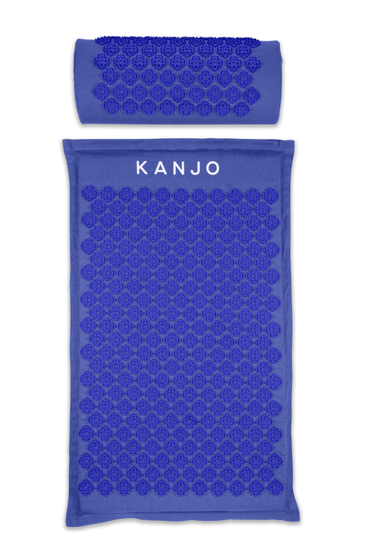 Kanjo Memory Foam Acupressure Mat Set, Periwinkle