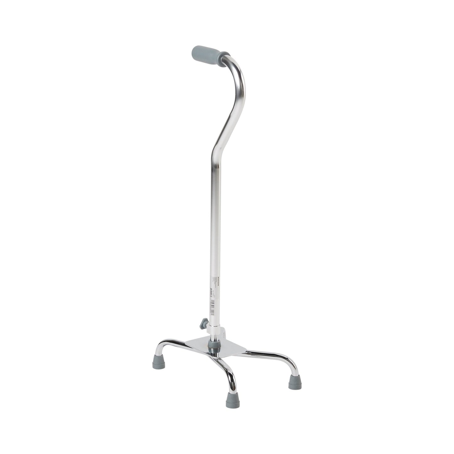 McKesson Steel Chrome Offset Quad Cane, 29 - 37.5 Inch