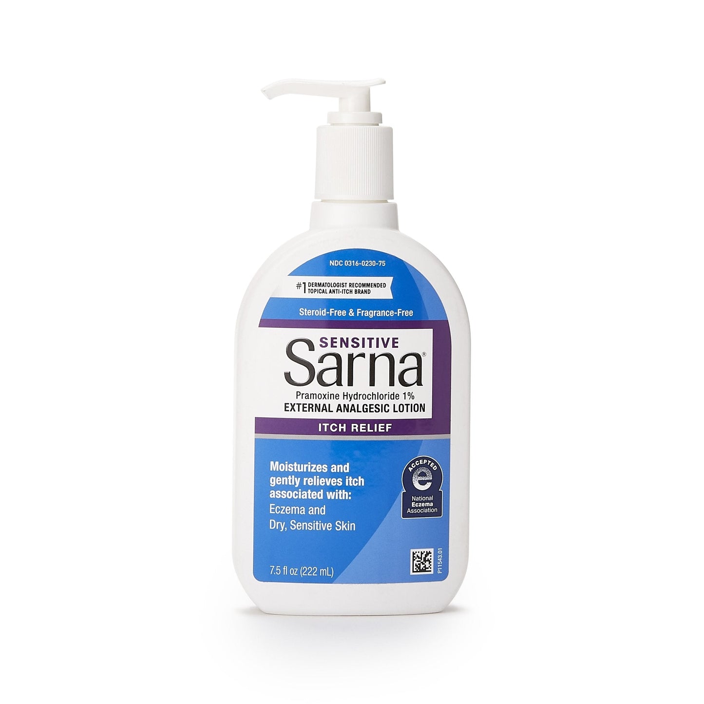 Sarna® Sensitive Skin Itch Relief Lotion, 7.5 oz.