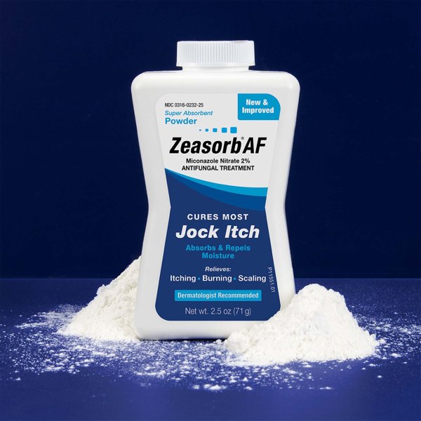 Zeasorb AF Antifungal Treatment Absorbent Powder, 2.5 oz.