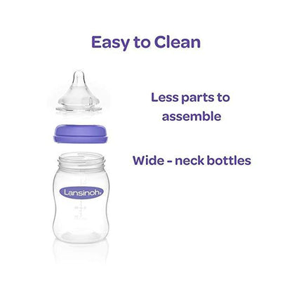 Lansinoh® Baby Bottle, 8 ounce, 4 ct