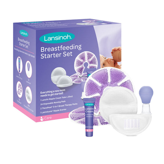 Lansinoh® Breastfeeding Starter Set, 4 ct